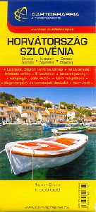 Horvátország, Szlovénia / Croatia, Slovenia 1 : 500 000 - Országtérkép