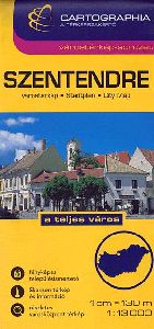 Szentendre 1:13 000 , Esztergom 1:12 500 - Várostérkép