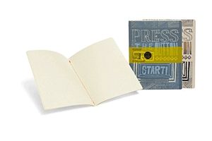 Moleskine füzetcsomag (kockás, XL méretű, puhatáblás, start, 2 darab/csomag)