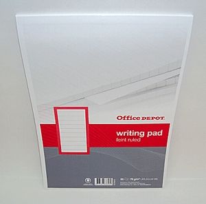 A4 vonalas jegyzetfüzet