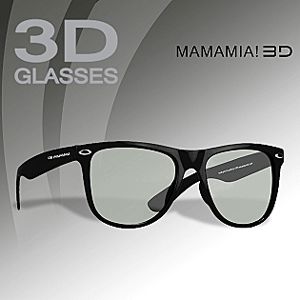 3D polarizált szemüveg - Mamma Mia - fekete
