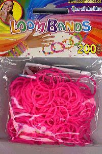 Gumikarika - rózsaszín (200 db)