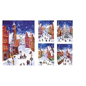 Karácsony a városban képeslap csomag