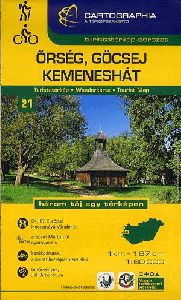 Őrség, Göcsej, Kemeneshát 1: 60 000 - Turistatérkép