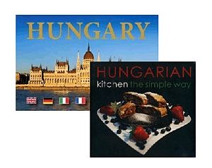 Hungarian Kitchen the Simple Way + Hungary könyvcsomag