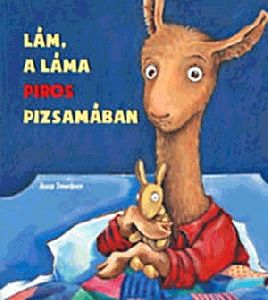 Lám, a láma piros pizsamában