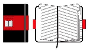 Moleskine címjegyzék (nagy méretű, keménytáblás)