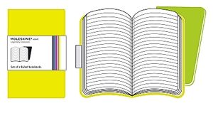 Moleskine Volant zöld jegyzetfüzetek (vonalas, extra kicsi, puhatáblás, 2 darab/csomag)