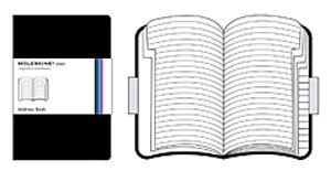 Moleskine Volant fekete címjegyzék (nagy méretű)