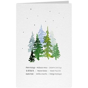 Festett fák képeslap