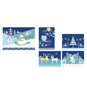 Modern tél képeslap csomag