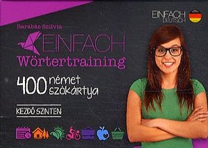 Einfach Wörtertraining - 400 német szókártya (Kezdő szinten)