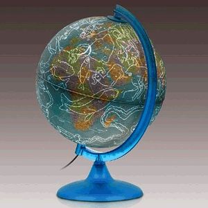 Night & Day Föld- és csillaggömb (világító, 25 cm)