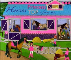 Princess TOP - Horses: a funny day (blue)